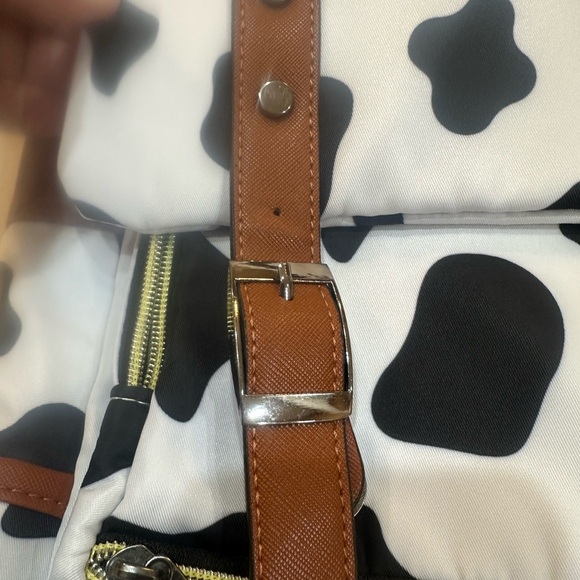 YGR Trendy Cow Print Laptop Backpack - Water Resistant Travel Bag - 25L - Picture 11 of 15